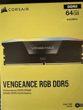 Corsair Vengeance RGB DDR5 64GB RAM (2x32GB) 6400MHz Brand New Sealed