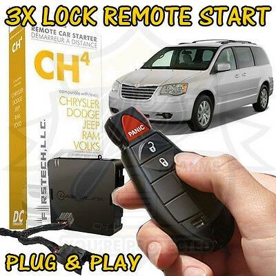 2008-2018 CHRYSLER TOWN & COUNTRY PLUG & PLAY REMOTE START ADD ON FT-CH4-DC CH4 - Picture 1 of 2