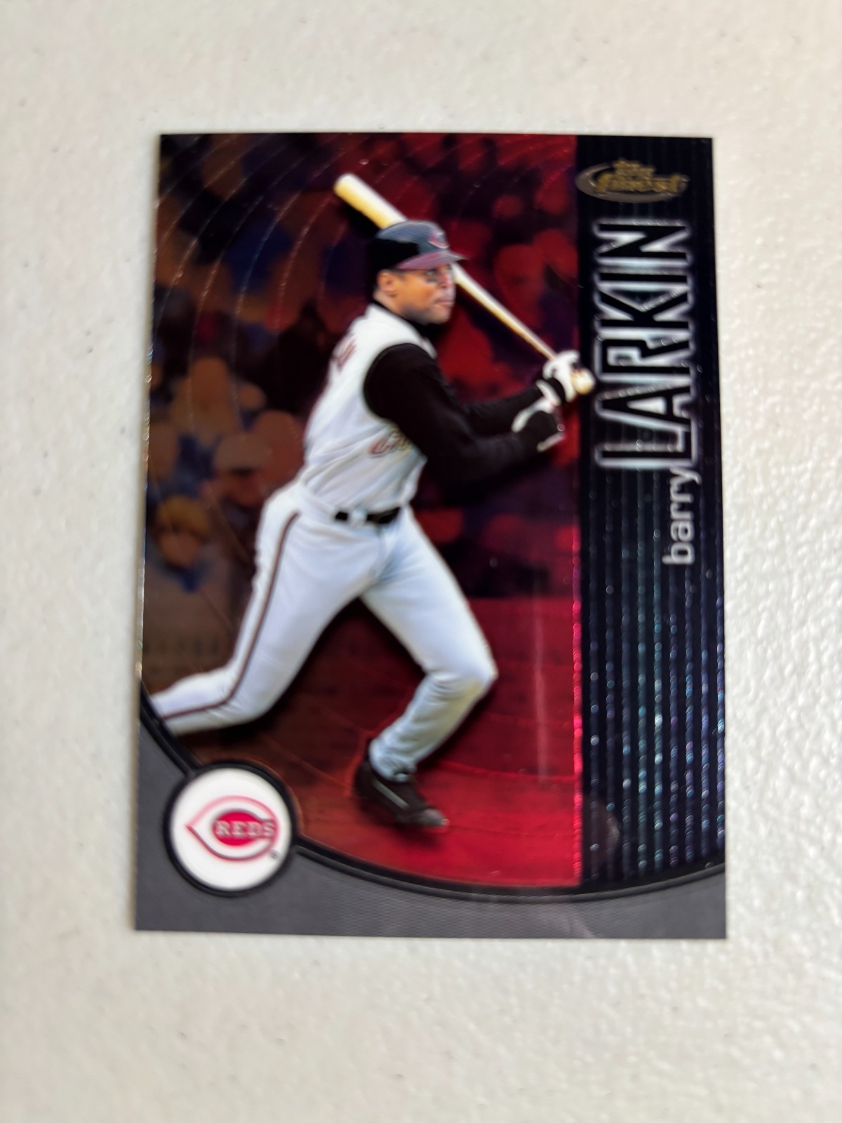 2001 Topps Finest Barry Larkin #62 NM