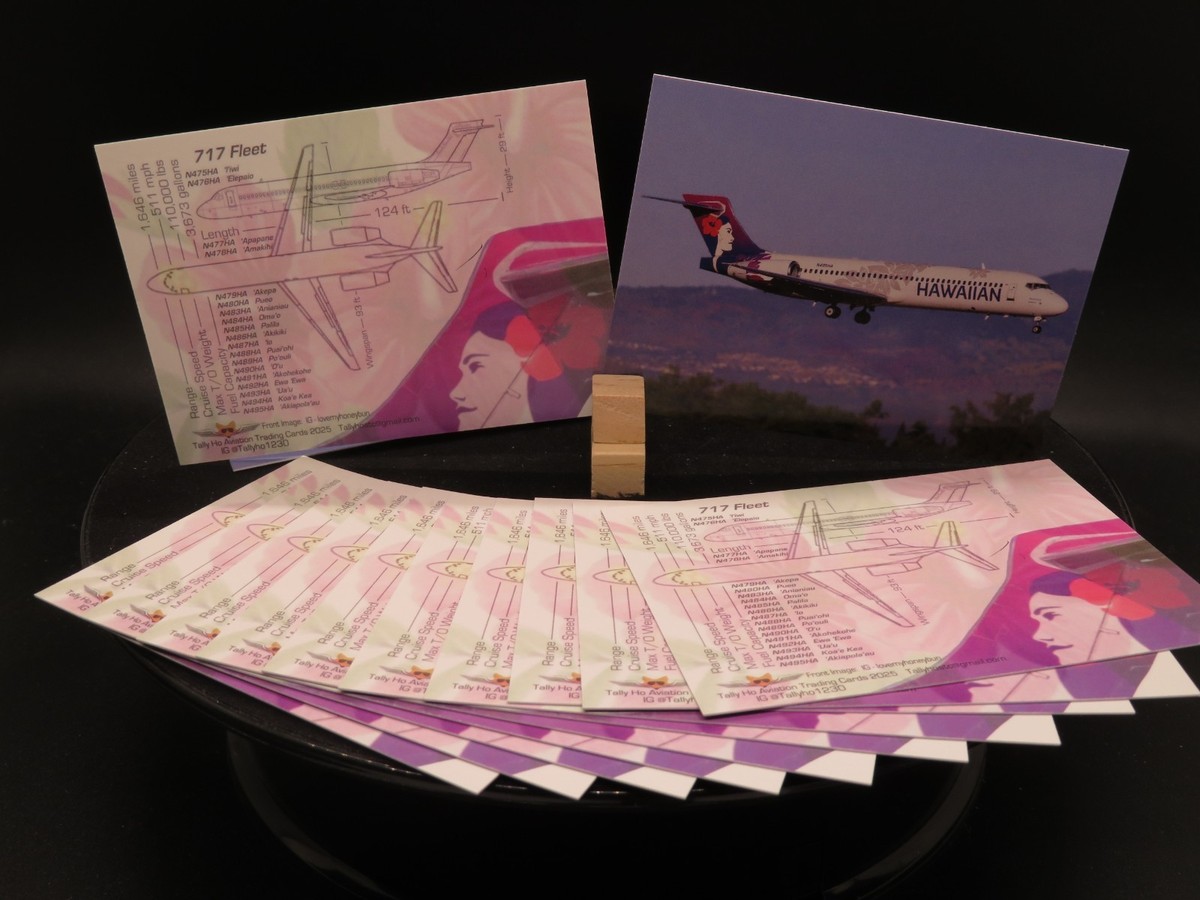 【貴重】ハワイアン航空トレーディングカード B717-200 s-l1200.jpg