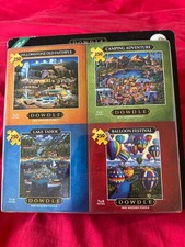 DOWDLE 4-Pack Mini Wooden Puzzles & Tray Outdoor Adventure Set - 7