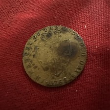 1768 George III Spade Guinea Gaming Token, As Pictured.