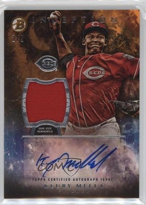 2016 Bowman Inception Relics Orange 2/5 Keury Mella #IAR-KME Auto 0b0