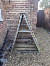 Outdoor Log Storage Triangle Wood Store Wood Burner | Firewood Rack