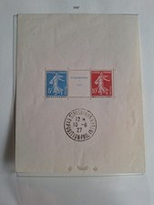 France Bloc Neuf 1927 N°2 V.Photos