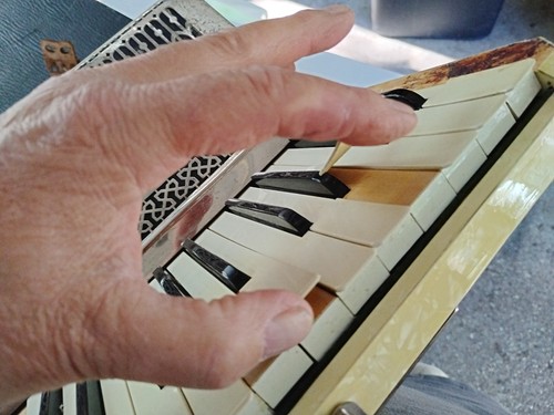 Vintage CASTELLI Accordion 120 BASS Keys 41 Organ Keys Made In Germany W/case - Picture 19 of 24