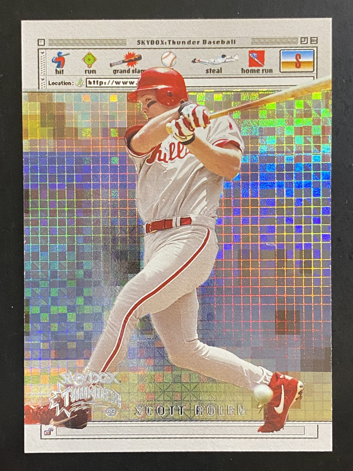 Scott Rolen 1999 SkyBox Thunder www.batterz.com Philadelphia Phillies #WB8