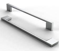 FURNIWARE 5 Pack Chrome Cabinet Handles for Kitchen Doors – 192mm Hole Centre