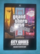 Grand Theft Auto San Andreas City Guides Rockstar Games Hardcover PC Disk Map