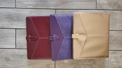 3 Toplive PORTFOLIO Conference Folder Binder Office Leather Professional 