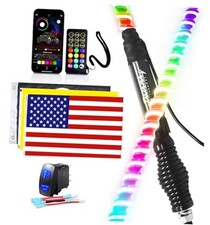 1PC 3FT COB LED Whip Light with App  Remote Control, Whip Light for 1PC-3FT