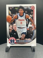 2025-26 Bowman Basketball #178 AJ Johnson, Washington Wizards