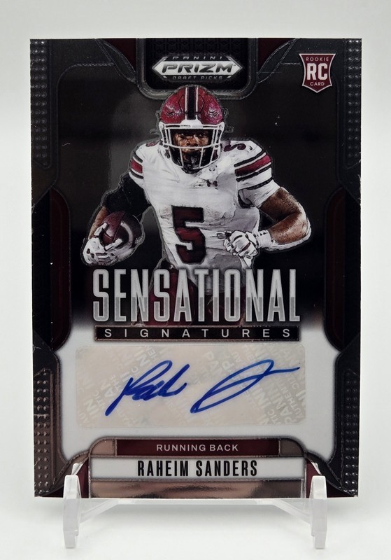 2025 Panini Prizm Draft Picks - Raheim Sanders #SS-RSS Sensational Signatures