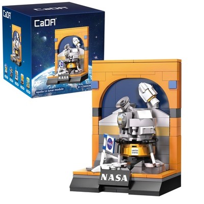 CaDA NASA Apollo 11 Lunar Module - 206 Piece Brick Model Kit C56043W   A fun spa