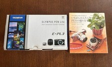 OLYMPUS PEN Lite E-PL3 Body Lens Kit with Instruction Book