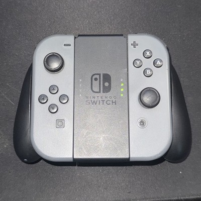 Nintendo Switch grey Joy-Con pair with Comfort Grip Black Working Fast Shipping