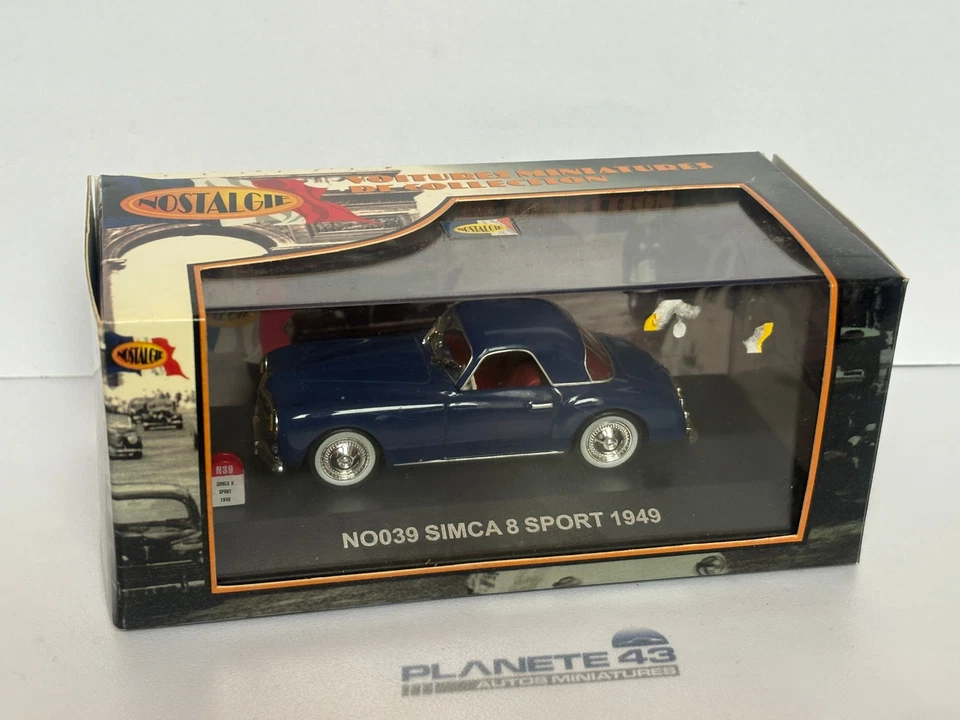 NOSTALGIE SIMCA 8 SPORT 1949 1/43 - Photo 3/3