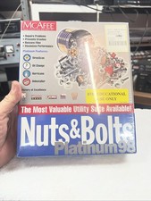 1998 McAfee Nuts  Bolts Platinum Big Box CD, Book, and inserts Sealed