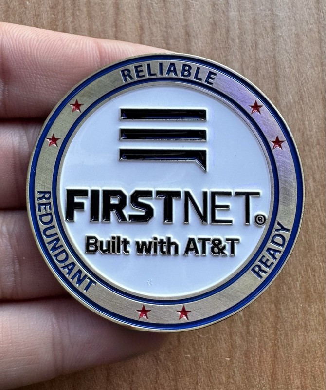 The First Net One AT&T Challenge Coin