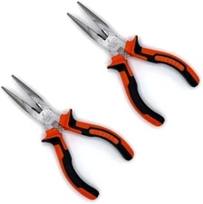 Needle Nose Pliers Carbon Steel Pro Grip 6 Inch