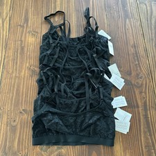 Lot of 8 Auden Black Lace Bralettes Size M New With Tags