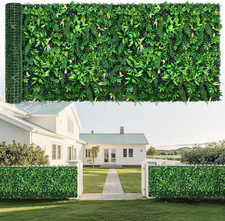 Artificial Grass Wall Panels 40"X120" 33.3 Sqft , Hedge Green Wall Decor Backdro