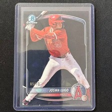🀄️2025 BOWMAN DRAFT SAPPHIRE BASEBALL PROSPECT CHROME BLACK 5/10 JOSWA LUGO