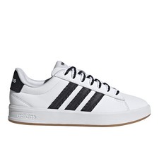 adidas Grand Court 3.0 Lace Up Womens Black Sneakers Casual Shoes IH3919