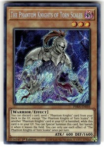 The Phantom Knights of Torn Scales - PHRA-EN003 - Secret Rare - 1st Edition
