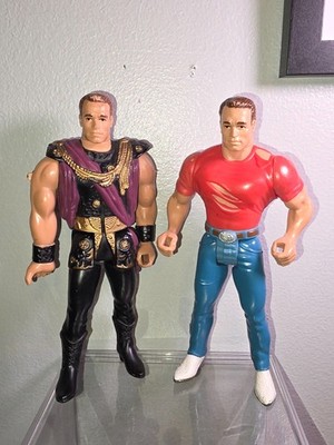 93' Mattel Last Action Hero Skull Attack & Dynamite Jack Slater Action Figure x2