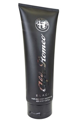 Alfa Romeo Black Duschgel 400ml Erfrischende Männer Duschwäsche Körpergel