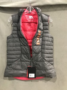 Zeroxposur Men's Gray Heather Down Puffer Vest Quilted Hooded NWT Size S