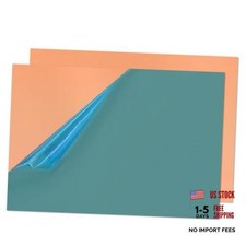 Copper Sheet Metal, 4" x 6" 18 Gauge 1mm Thick Copper 4" x 6"-18 Gauge 1mm 2