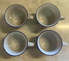 4 Noritake Fjord Cup & Saucer Sets Stoneware Japan Cobalt Blue Band (Lot 2) — photo 4