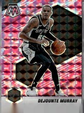 2019-20 Panini Mosaic #46 Dejounte Murray Camo Pink