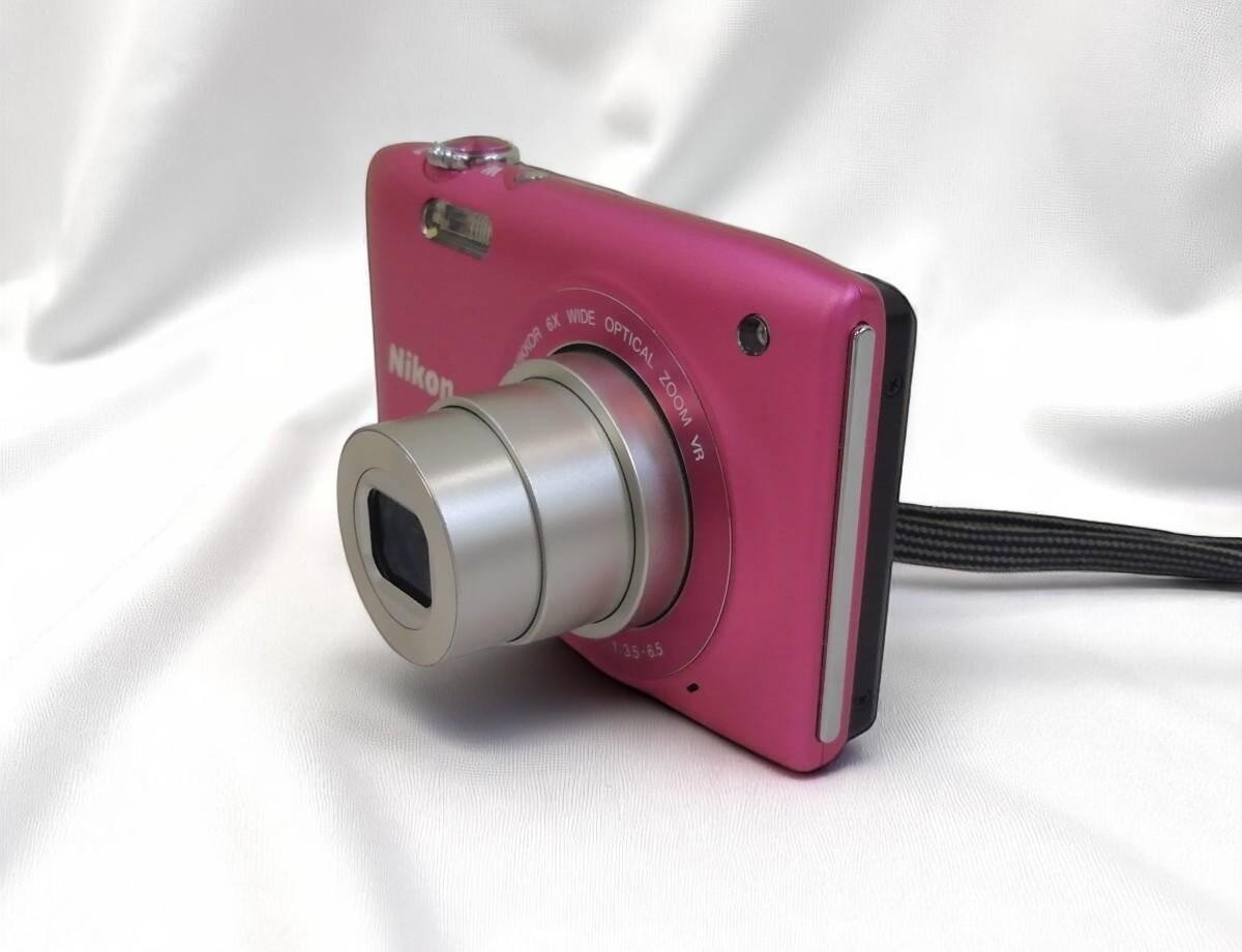 Mint] Nikon COOLPIX S3300 Strawberry Pink 6x 16.0MP Digital Camera