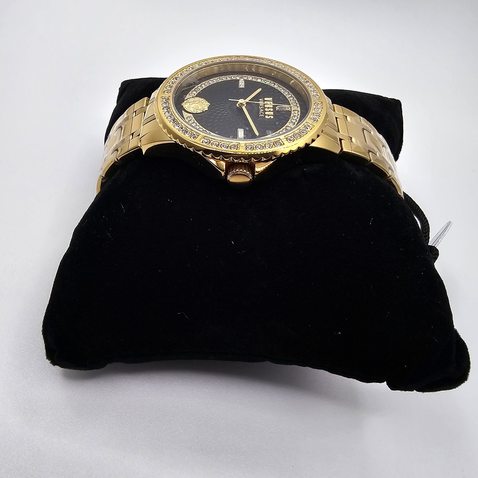 Versus Versace Montorgueil Womens Watch 38mm Gold Tone Black Dial VSPLM3121 thumbnail 5