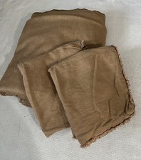 Casaluna Heavyweight Linen Blend King Duvet 3 Pc Set, Warm Brown