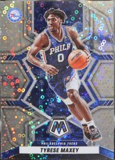 2021-22 Panini Mosaic - Fast Break Silver #49 Tyrese Maxey Basketball NM