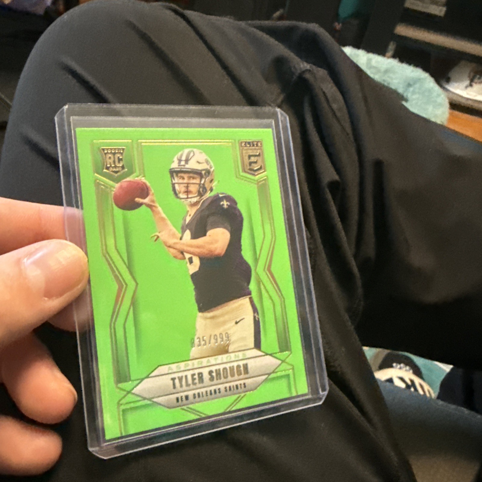 2025 Panini Donruss Elite - Rookies Tyler Shough #178 Lime Green /999 (RC)