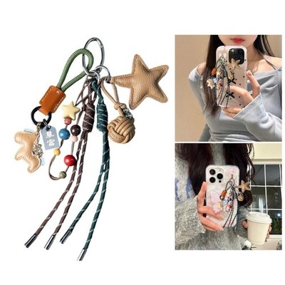 Unique Star Tassels Hanging Pendant Exquisite Handmade Pendant Alloy Texture