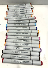 Copic Sketch Duel Markers X 20 Pink/Purple/Red/Orange/Brown/Blue
