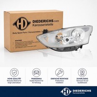 Hauptscheinwerfer Links Diederichs 1476083 FÜR Ford Frontscheinwerfer Frontlicht