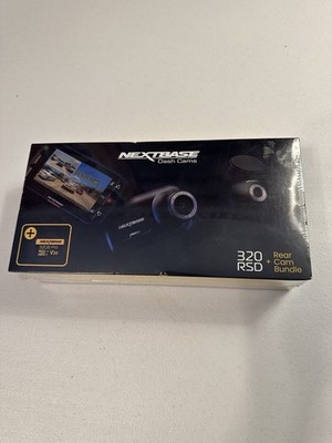 Nextbase 320RSD Plus Dash Cam 1080p HD Rear Camera Bundle, 32GB Micro SD, Sealed