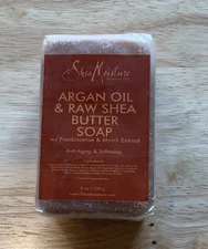 Shea Moisture Argon Oil & Raw Shea Butter Soap - NEW 8 Oz Bar