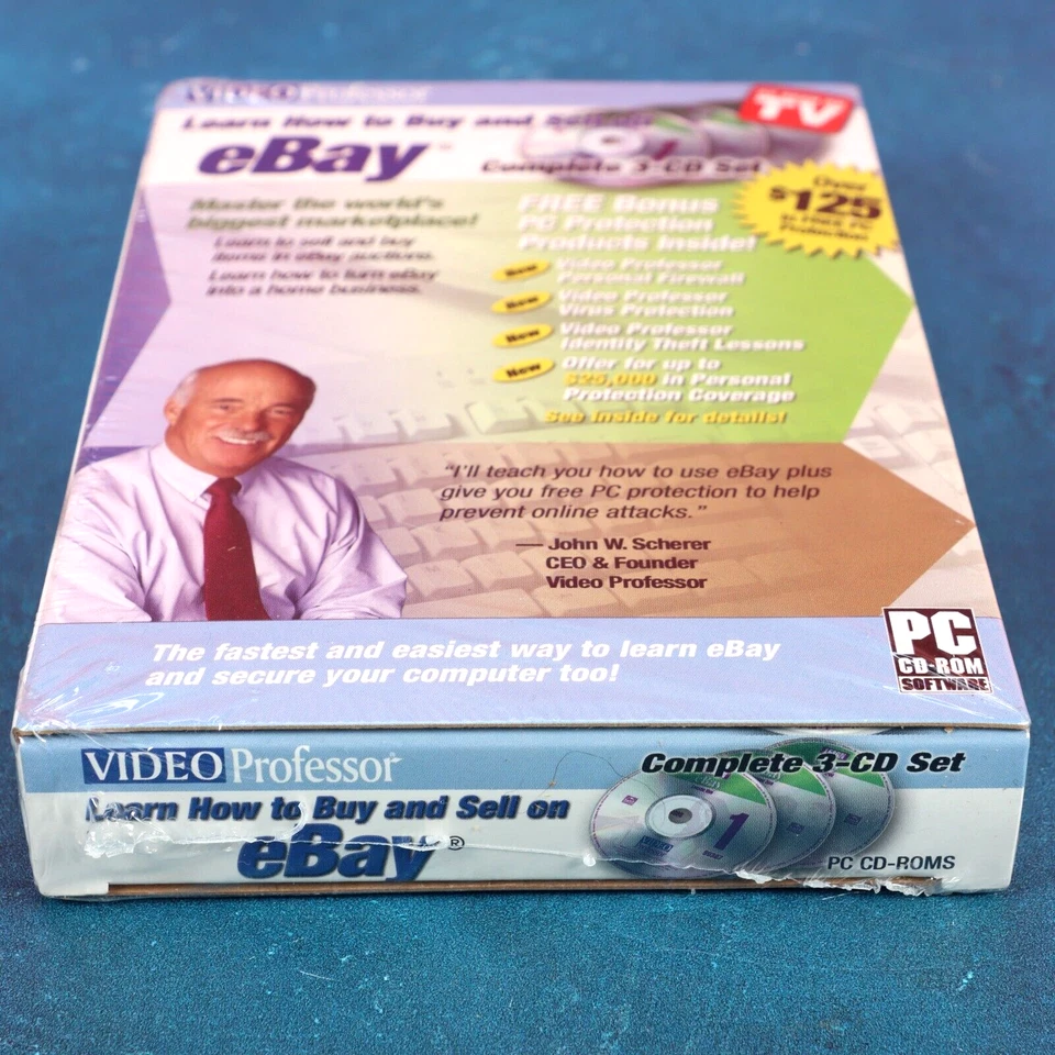 Video Professor Learn To Buy Sell On eBay 3-CD PC Only As Seen On TV 2006 Sealed - Image 4 of 4
