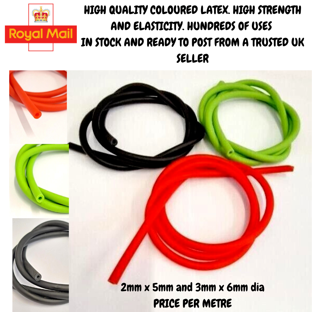 Catapult Surgical Latex Tube Natural Rubber Pipe Hose Elastic Slingshot ...