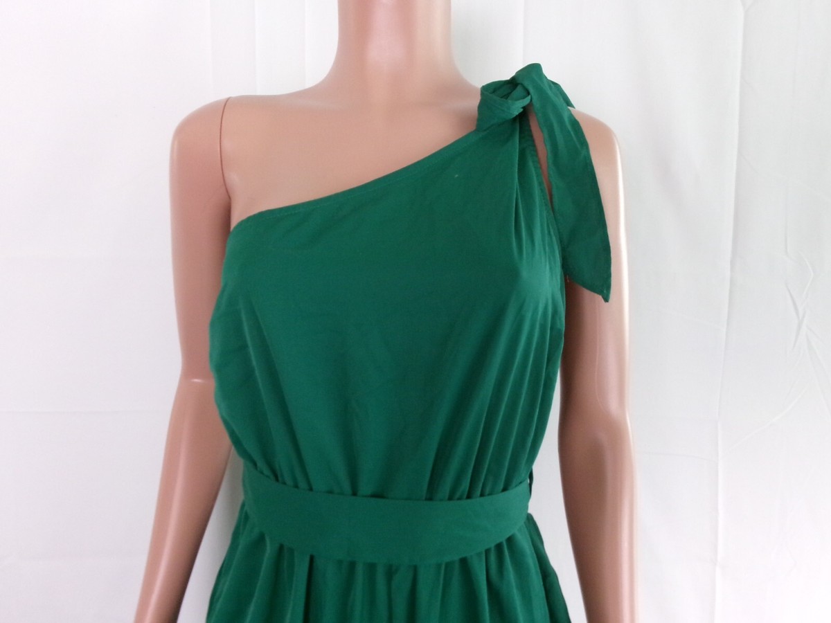 SheIn Curve Slip On One-Shoulder Jumpsuit SIZE: 0XL GREEN | eBay