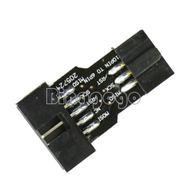 5PCS 10Pin Convert to 6Pin ISP Adapter Board For ATMEL AVRISP USBASP STK500 NEW