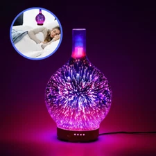 Ultrasonic Humidifier Cool Mist Diffuser Essential Oil Aroma Purifier Atomizer